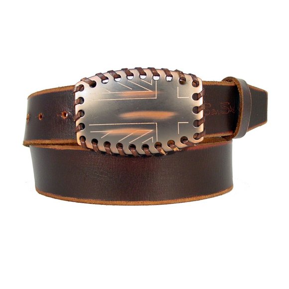 Ben Sherman Other - BEN SHERMAN $95 Rustic Union Jack Belt Men's 38 (37"-41")